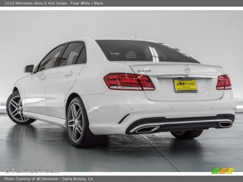 Polar White / Black 2016 Mercedes-Benz E 400 Sedan