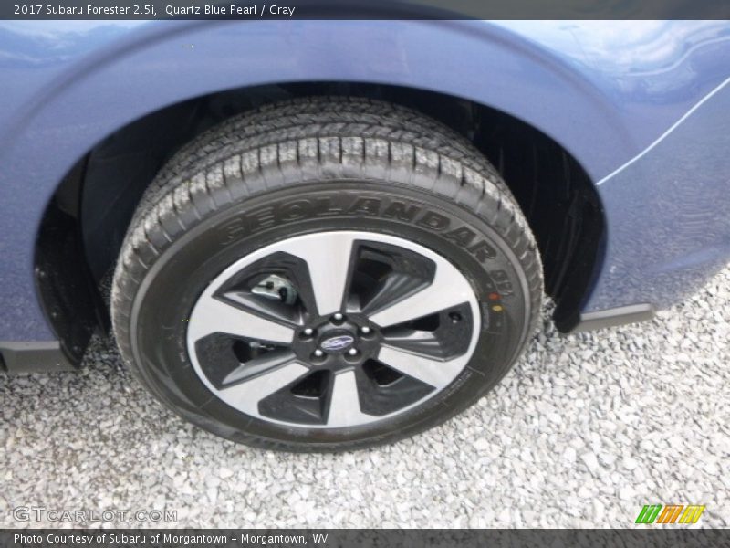 Quartz Blue Pearl / Gray 2017 Subaru Forester 2.5i