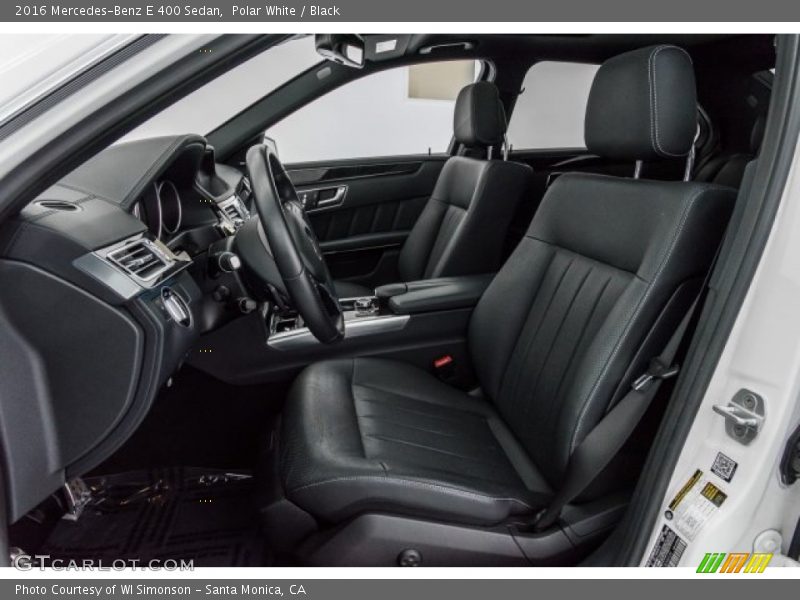 Polar White / Black 2016 Mercedes-Benz E 400 Sedan