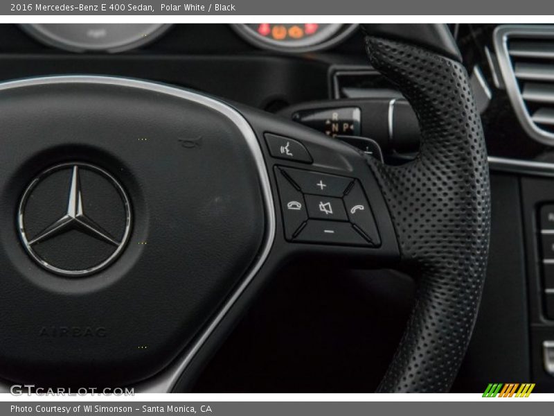Polar White / Black 2016 Mercedes-Benz E 400 Sedan