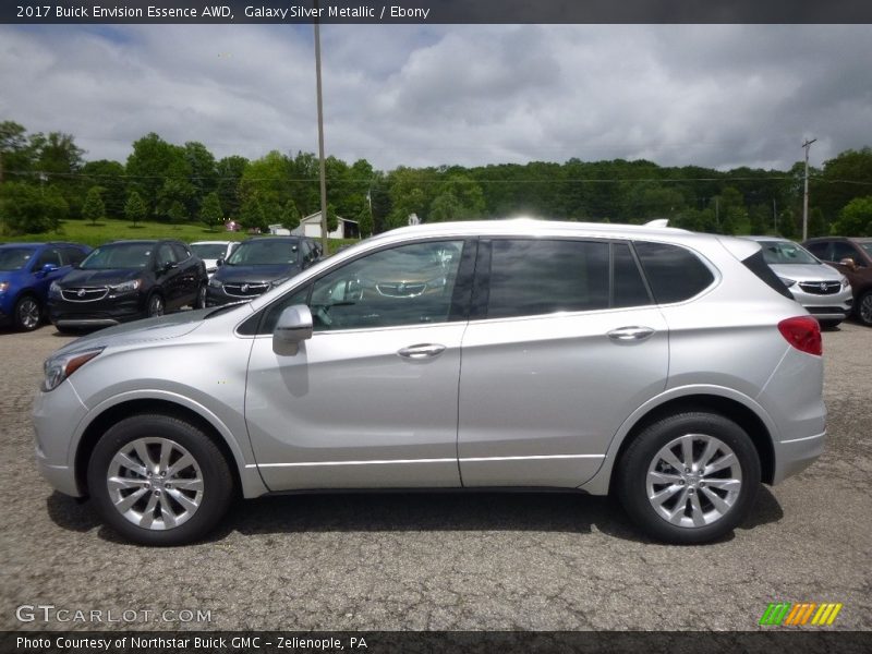 Galaxy Silver Metallic / Ebony 2017 Buick Envision Essence AWD