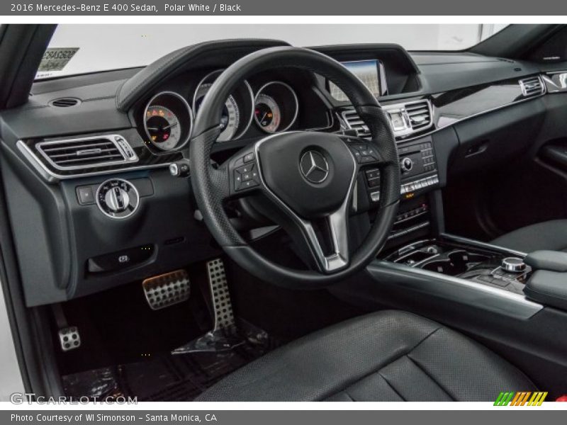 Polar White / Black 2016 Mercedes-Benz E 400 Sedan