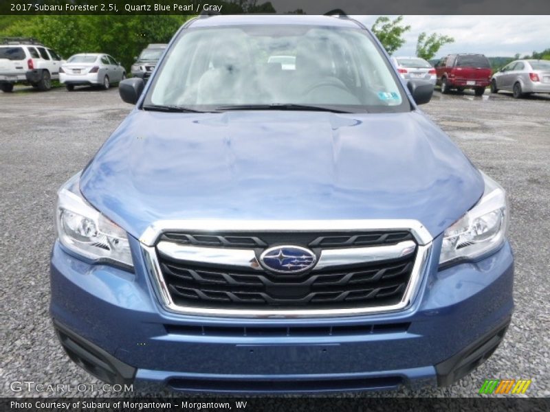 Quartz Blue Pearl / Gray 2017 Subaru Forester 2.5i