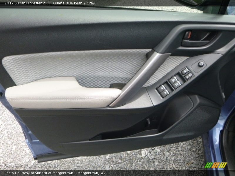 Quartz Blue Pearl / Gray 2017 Subaru Forester 2.5i