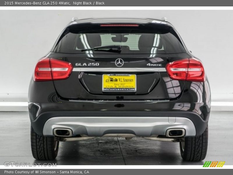 Night Black / Black 2015 Mercedes-Benz GLA 250 4Matic
