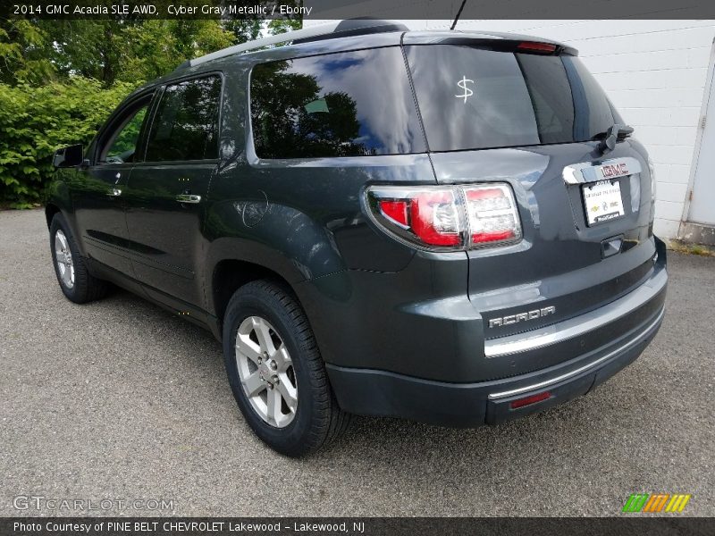 Cyber Gray Metallic / Ebony 2014 GMC Acadia SLE AWD