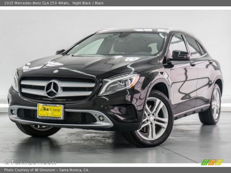 Night Black / Black 2015 Mercedes-Benz GLA 250 4Matic