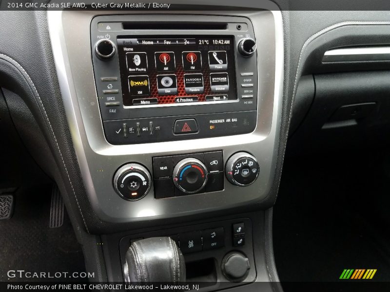 Cyber Gray Metallic / Ebony 2014 GMC Acadia SLE AWD