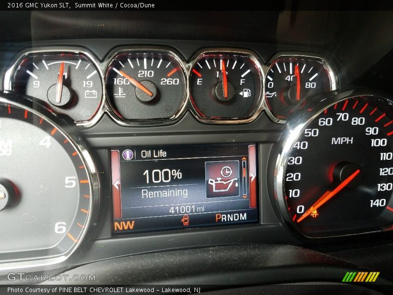 Summit White / Cocoa/Dune 2016 GMC Yukon SLT