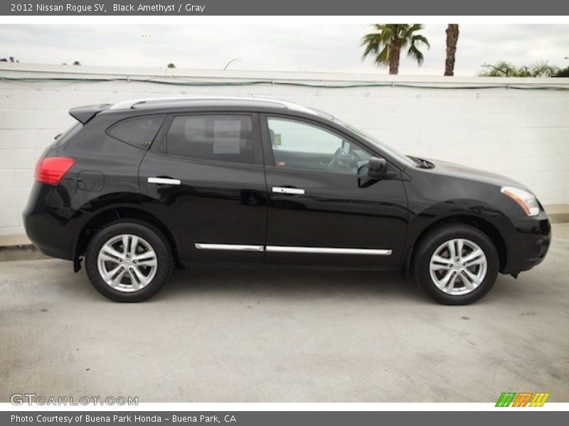 Black Amethyst / Gray 2012 Nissan Rogue SV