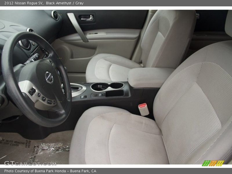 Black Amethyst / Gray 2012 Nissan Rogue SV