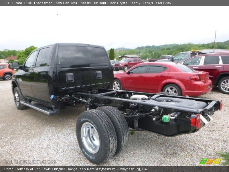 Brilliant Black Crystal Pearl / Black/Diesel Gray 2017 Ram 3500 Tradesman Crew Cab 4x4 Chassis