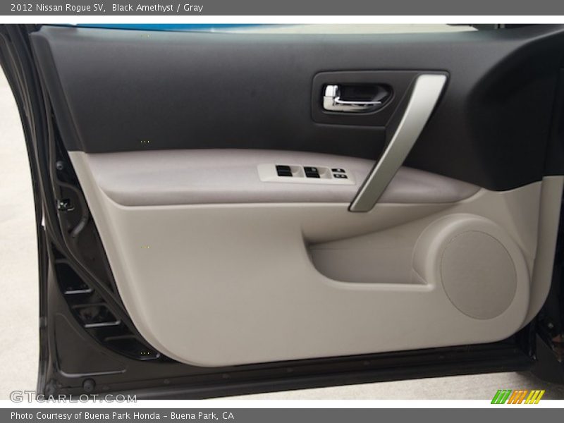 Black Amethyst / Gray 2012 Nissan Rogue SV