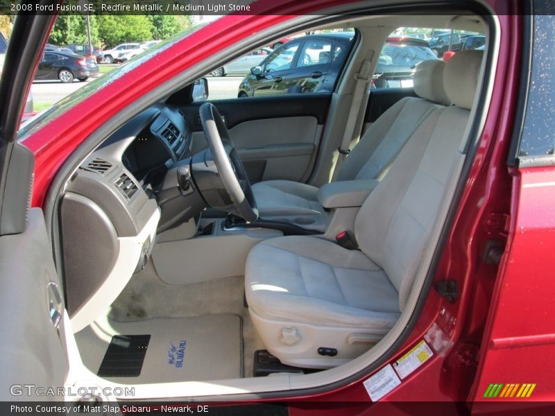 Redfire Metallic / Medium Light Stone 2008 Ford Fusion SE