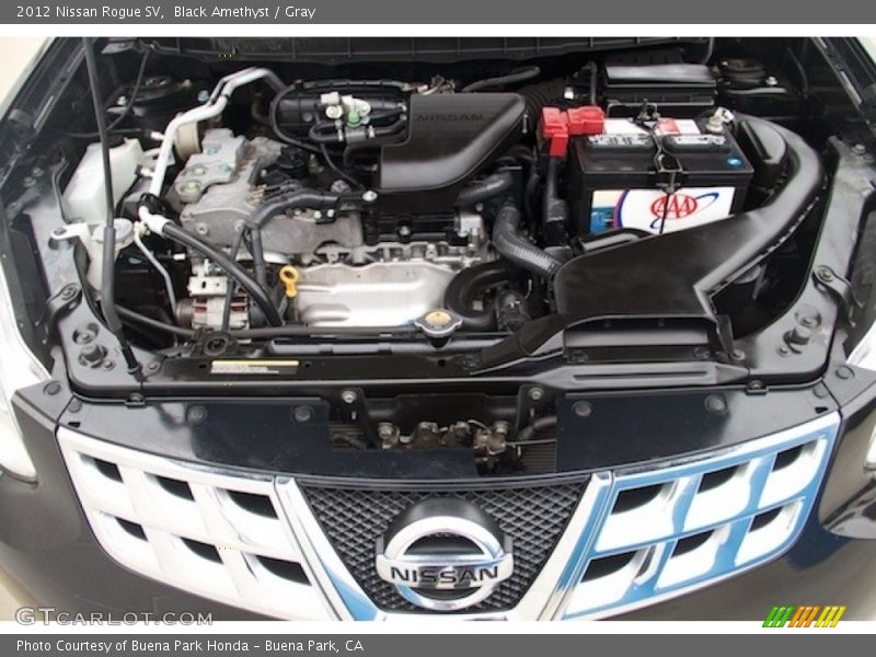 Black Amethyst / Gray 2012 Nissan Rogue SV