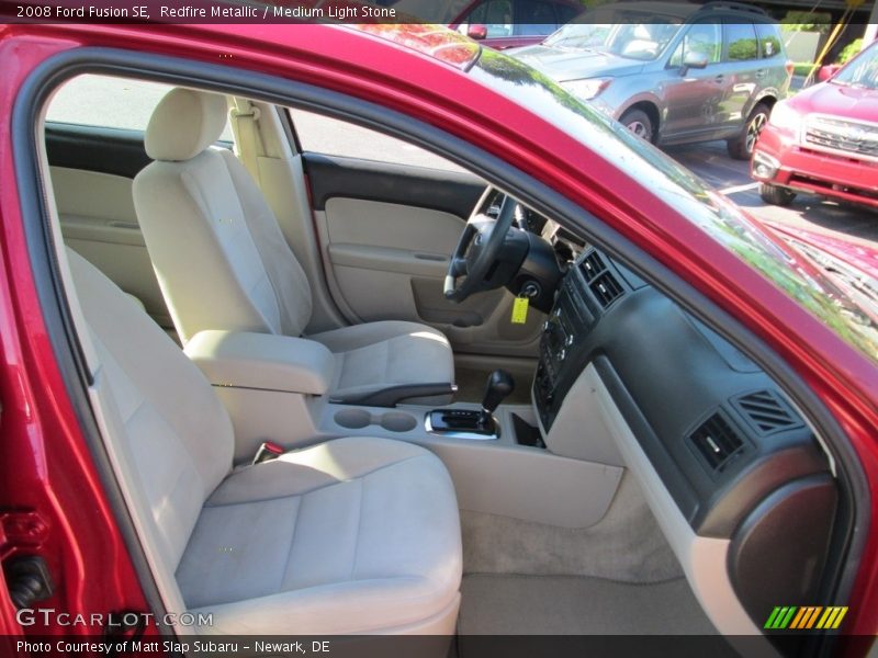 Redfire Metallic / Medium Light Stone 2008 Ford Fusion SE