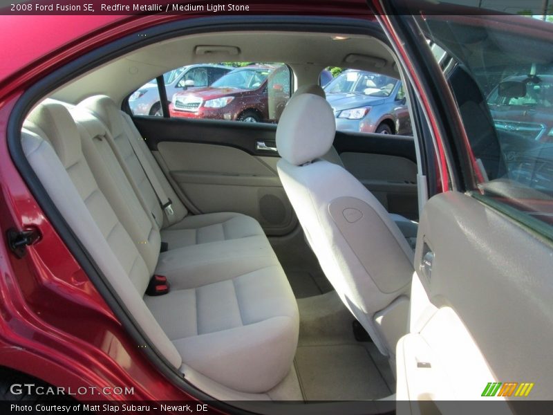 Redfire Metallic / Medium Light Stone 2008 Ford Fusion SE