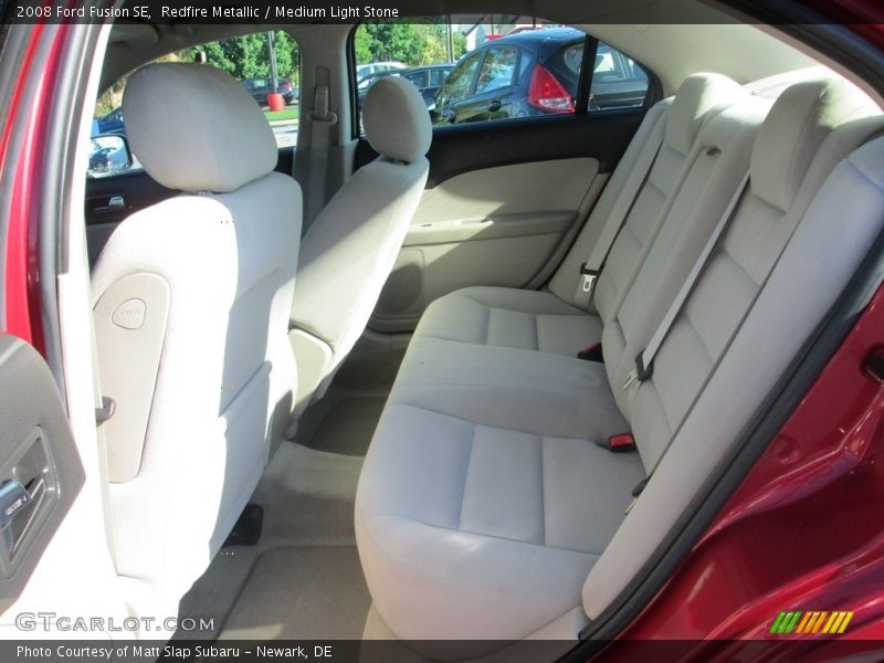 Redfire Metallic / Medium Light Stone 2008 Ford Fusion SE