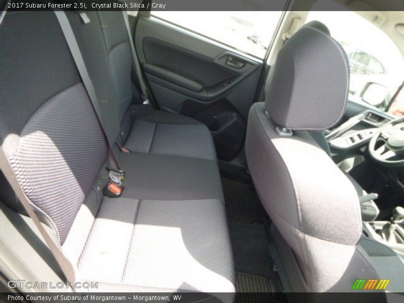Crystal Black Silica / Gray 2017 Subaru Forester 2.5i