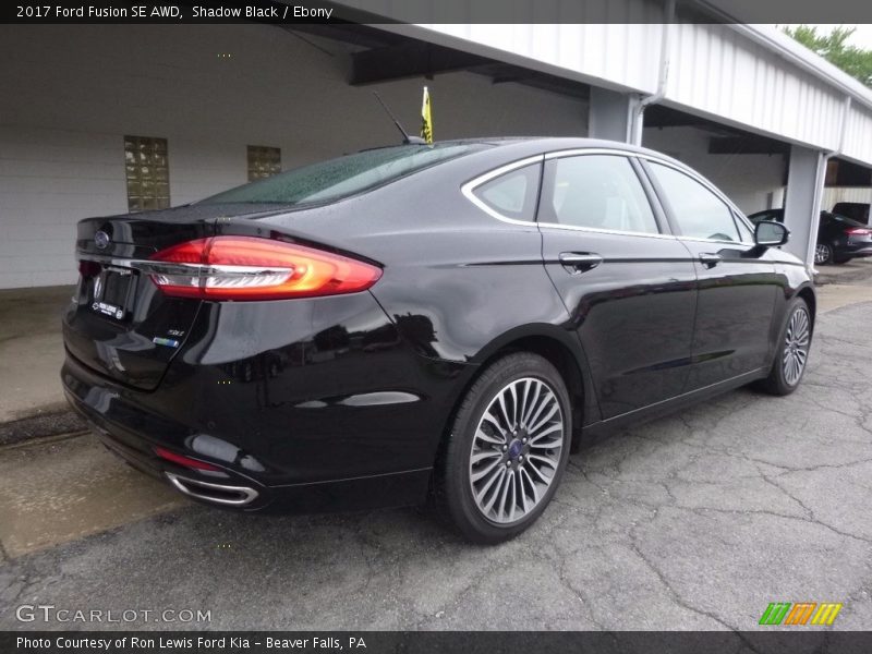 Shadow Black / Ebony 2017 Ford Fusion SE AWD