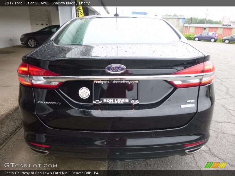 Shadow Black / Ebony 2017 Ford Fusion SE AWD