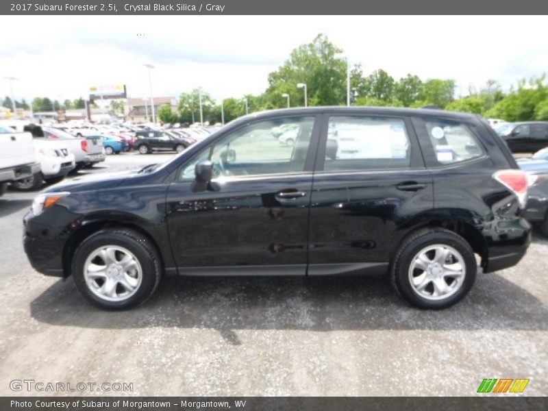 Crystal Black Silica / Gray 2017 Subaru Forester 2.5i