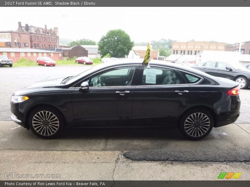 Shadow Black / Ebony 2017 Ford Fusion SE AWD
