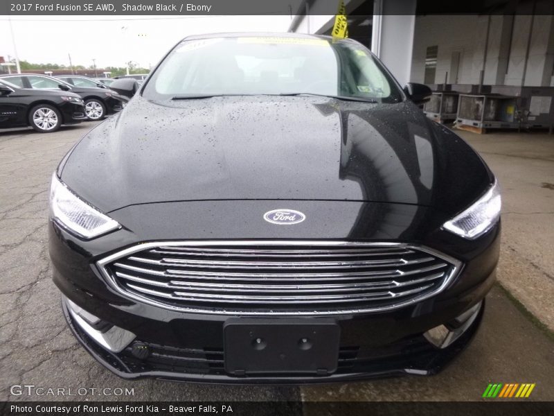 Shadow Black / Ebony 2017 Ford Fusion SE AWD