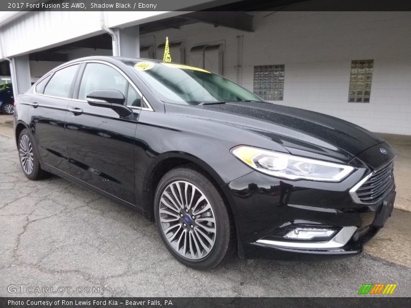 Shadow Black / Ebony 2017 Ford Fusion SE AWD