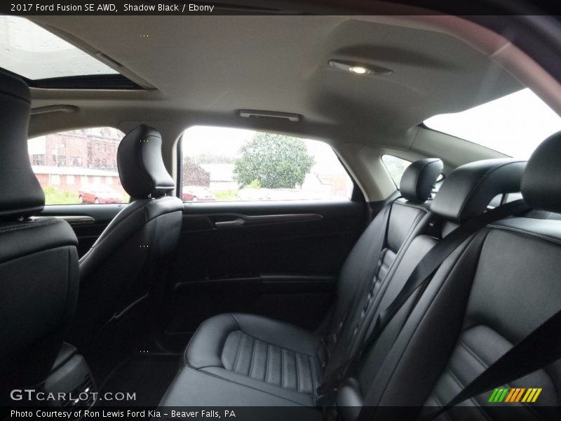 Shadow Black / Ebony 2017 Ford Fusion SE AWD
