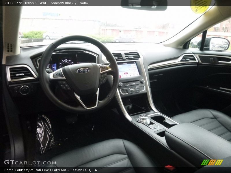 Shadow Black / Ebony 2017 Ford Fusion SE AWD