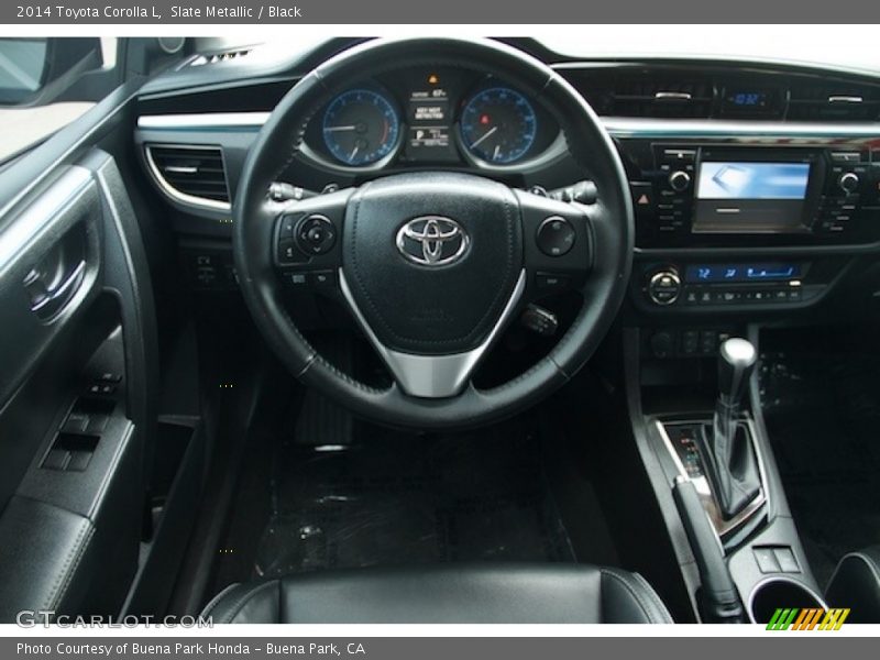 Slate Metallic / Black 2014 Toyota Corolla L