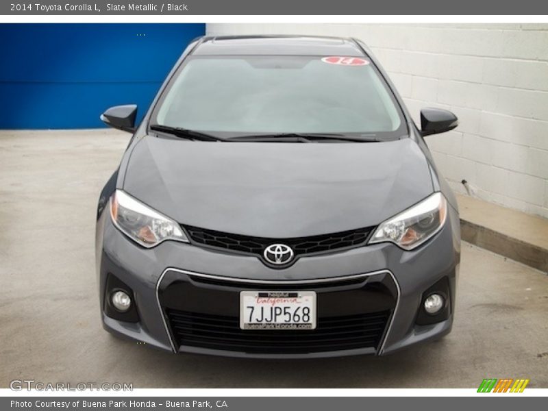 Slate Metallic / Black 2014 Toyota Corolla L