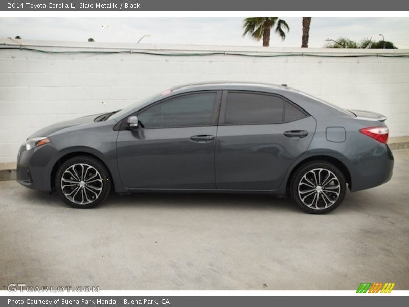 Slate Metallic / Black 2014 Toyota Corolla L