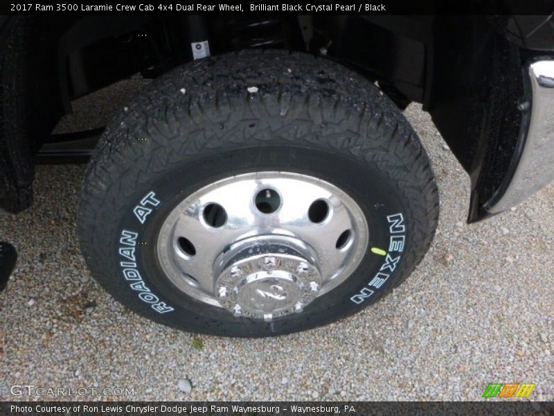 Brilliant Black Crystal Pearl / Black 2017 Ram 3500 Laramie Crew Cab 4x4 Dual Rear Wheel