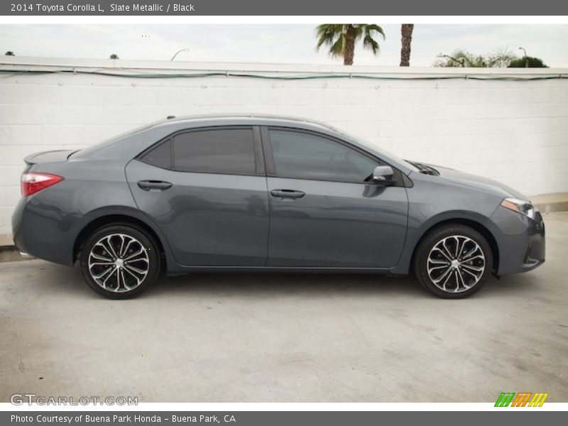 Slate Metallic / Black 2014 Toyota Corolla L