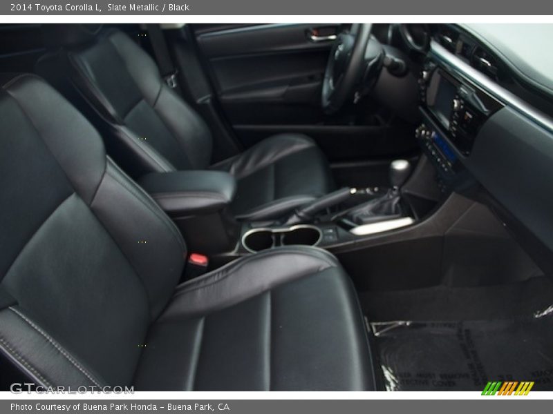 Slate Metallic / Black 2014 Toyota Corolla L