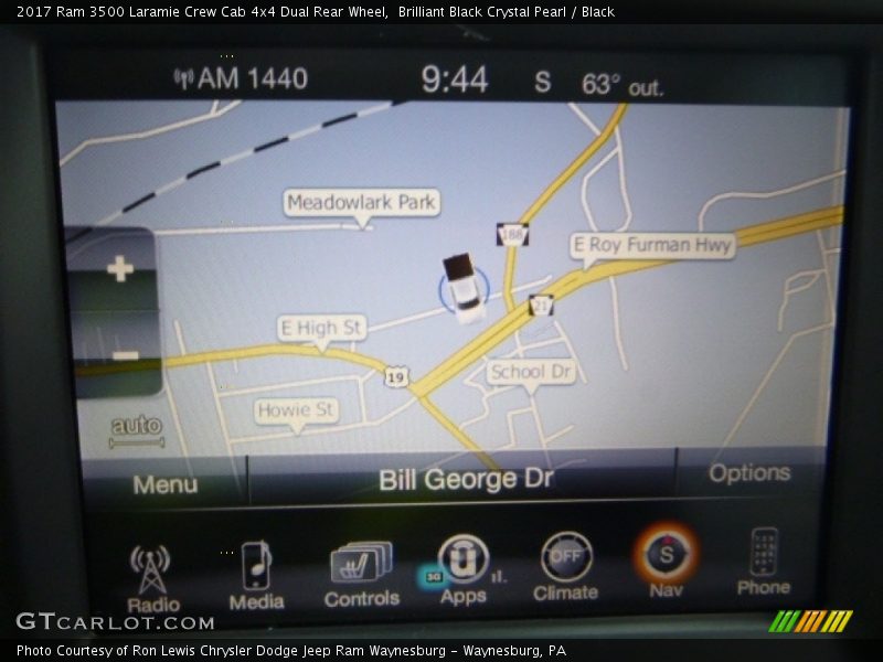 Brilliant Black Crystal Pearl / Black 2017 Ram 3500 Laramie Crew Cab 4x4 Dual Rear Wheel