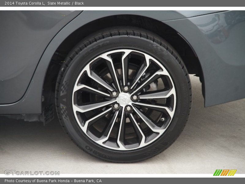 Slate Metallic / Black 2014 Toyota Corolla L