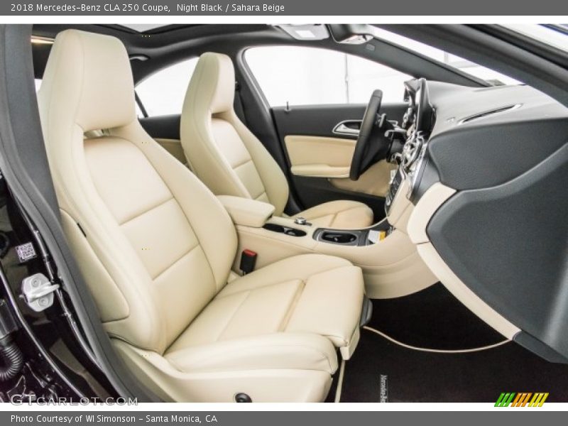 Night Black / Sahara Beige 2018 Mercedes-Benz CLA 250 Coupe