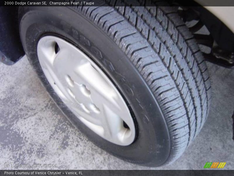 Champagne Pearl / Taupe 2000 Dodge Caravan SE