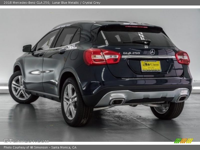 Lunar Blue Metallic / Crystal Grey 2018 Mercedes-Benz GLA 250