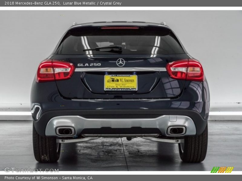 Lunar Blue Metallic / Crystal Grey 2018 Mercedes-Benz GLA 250