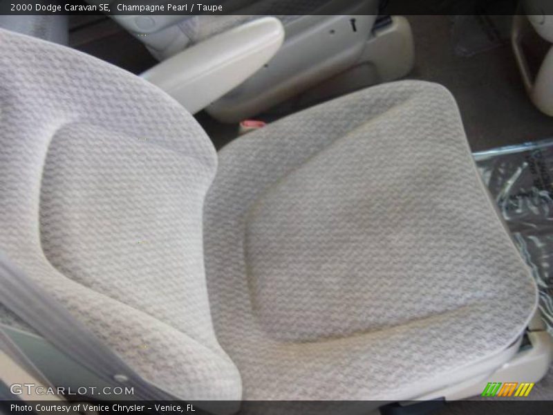Champagne Pearl / Taupe 2000 Dodge Caravan SE