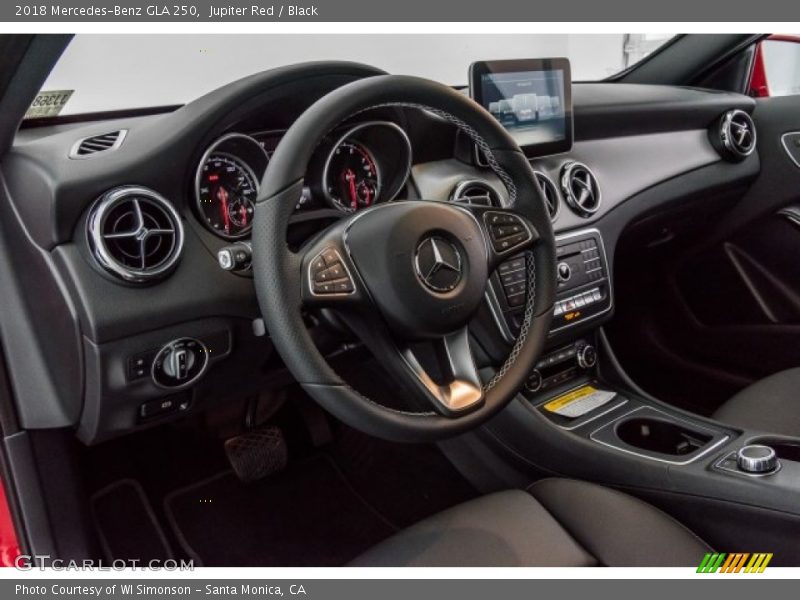 Dashboard of 2018 GLA 250