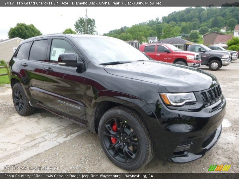  2017 Grand Cherokee SRT 4x4 Diamond Black Crystal Pearl