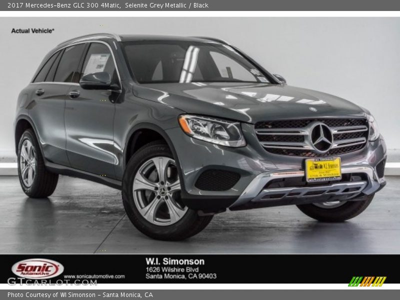 Selenite Grey Metallic / Black 2017 Mercedes-Benz GLC 300 4Matic