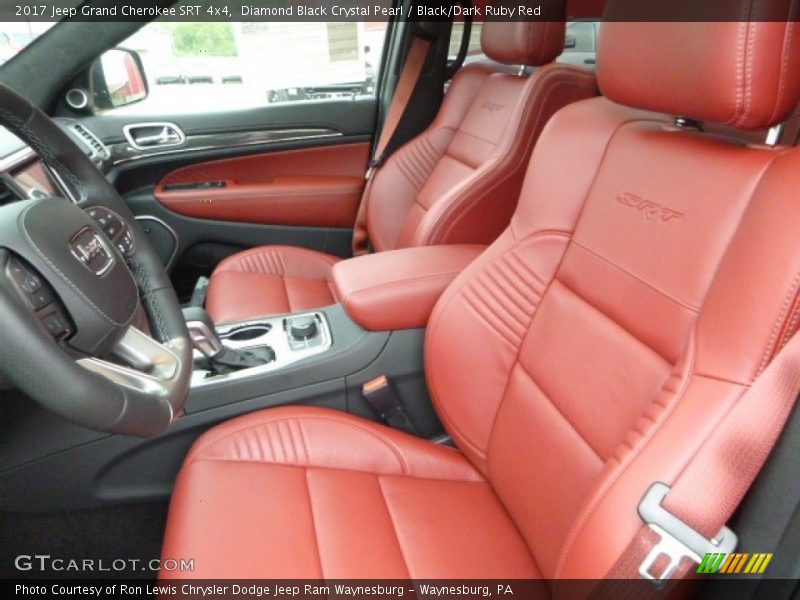 Front Seat of 2017 Grand Cherokee SRT 4x4