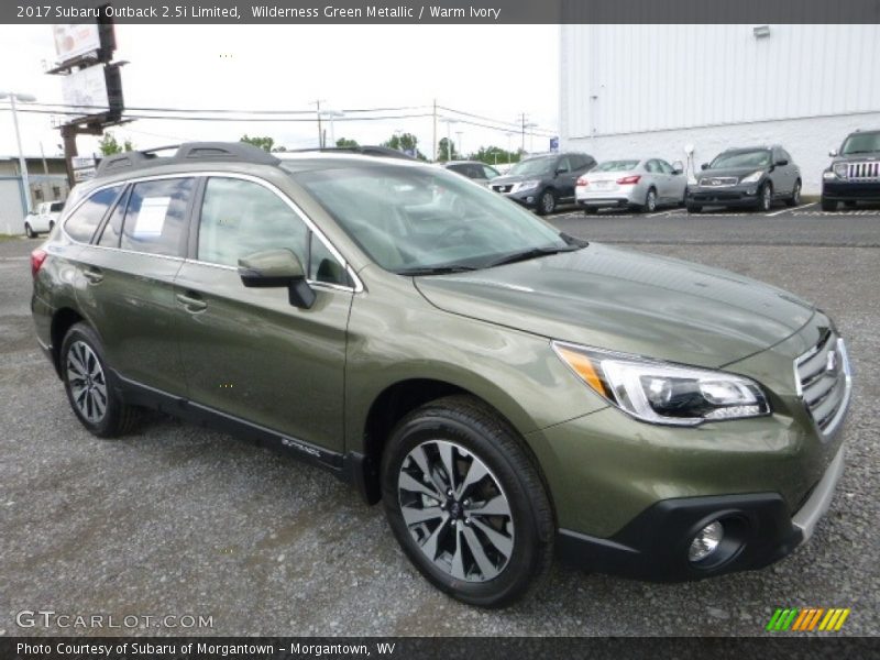 Wilderness Green Metallic / Warm Ivory 2017 Subaru Outback 2.5i Limited