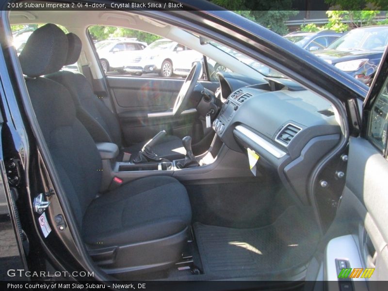Crystal Black Silica / Black 2016 Subaru Impreza 2.0i 4-door